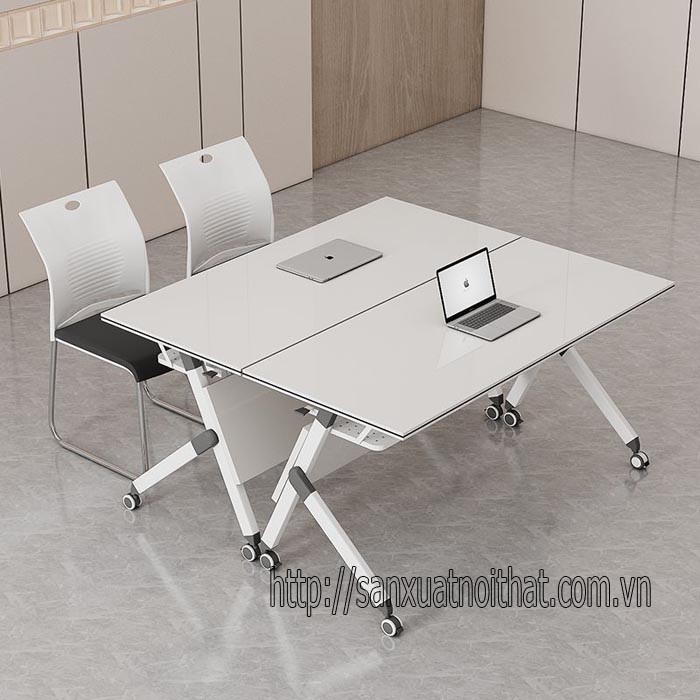 Bàn học gấp gọn có bánh xe EDU11