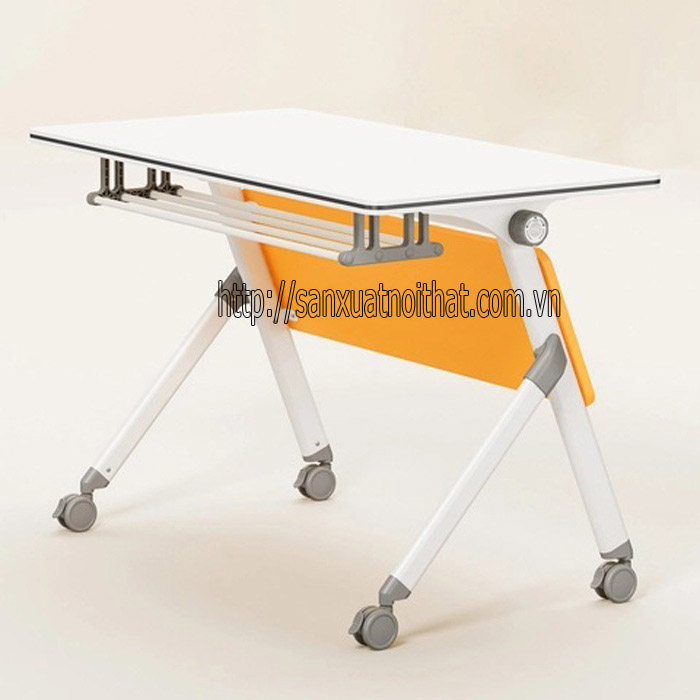 Bàn học gấp gọn có bánh xe EDU15