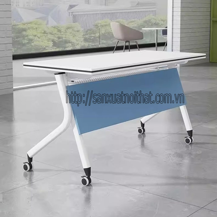 Bàn học gấp gọn có bánh xe dùng cho đào tạo học viên EDU13