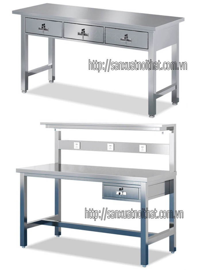 Bàn thao tác công nghiệp bằng inox