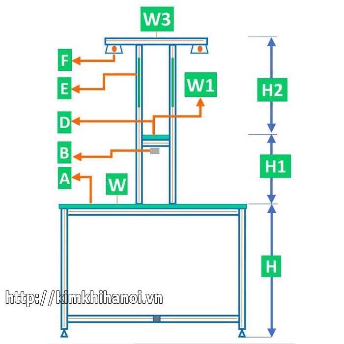 Bàn thao tác công nghiệp WT902-2