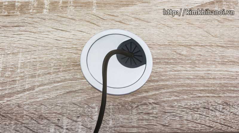Nắp chụp luồn dây điện bàn làm việc TBEΦ60
